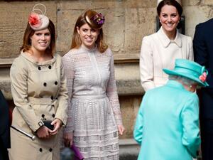 االملكة اليزابيث والأميرات