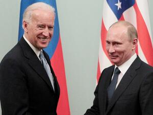 الرئيسان الروسي فلاديمير بوتين والأمريكي جو بايدن