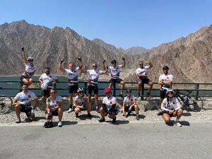15 Members of PwC Middle East Cycle 700 Kilometers Through 7 Emirates in 7 Days