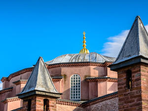 The exterior view of the Little Hagia Sophia
