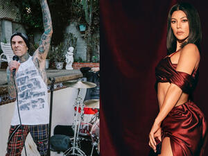 Kourtney is "really happy" with Travis.