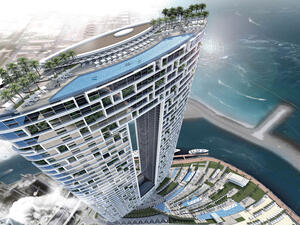 مسبح فندق Address Beach Resort