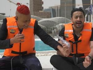 'Angelina Jolie's Lips'! Hamada Helal Seriously Injured in Ramez Galal's Prank.. Video