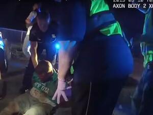 لقطة من مقطع فيديو نشرته شرطة ولاية لويزيانا الأميركية يظهر فيها رونالد غرين أثناء اعتقاله