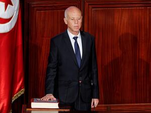  الرئيس التونسي، قيس سعيد