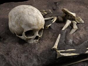 The burial of this person the researchers named Mtoto, meaning “child”