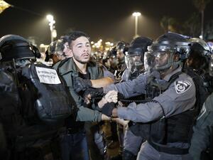 Hundreds were injured during clashes with Israeli forces