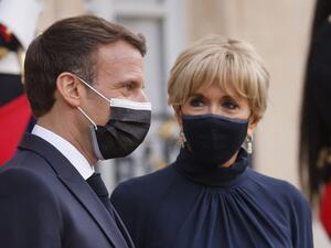 El-Sisi met French President Emmanuel Macron at the Elysee Palace in Paris