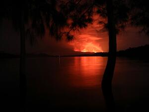 Nyiragongo volcano erupted on Saturday