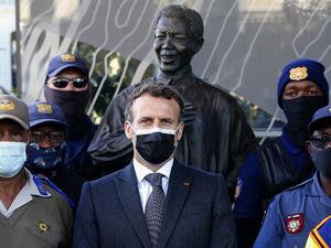 Macron’s Rwanda visit was hailed.