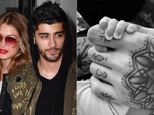 جيجي حديد وزين مالك