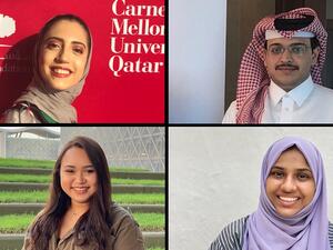 فريق جامعة كارنيجي ميلون في قطر يفوز بمسابقة التعليم المالي 2020