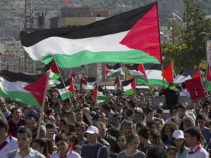 (AFP File Photo)  The Palestinian flag