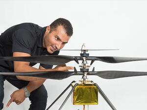 Loay Elbasyouni is part of the Nasa team responsible for the mini helicopter that landed on Mars