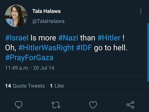 Tala Halawa is a "digital journalist" for the  @BBC