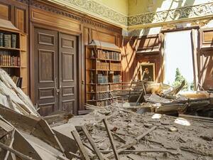 Beirut’s Sursock Museum following the blast on August 4th 