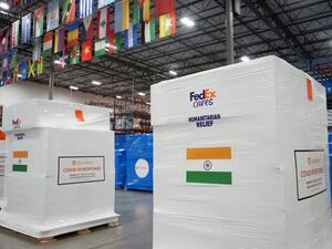 FedEx Delivering Critical Covid-19 Aid To India