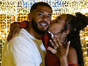 Pinnock is currently expecting her first child with her fiancé Andre Gray