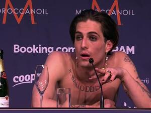 Eurovision winner Damiano David of Maneskin 