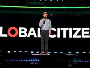 Prince Harry Makes an Appearance at the Vax Live While Pregnant Meghan Stays at Home