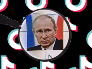 Putin related content on Tiktok has been muted