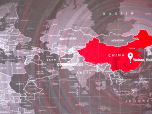 China Wuhan on the map