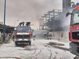 مصفاة حمص إحدى مصفاتي تكرير النفط الوحيدتين في سوريا