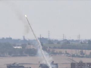 إطلاق صاروخ فلسطيني باتجاه مستوطنات غلاف غزة