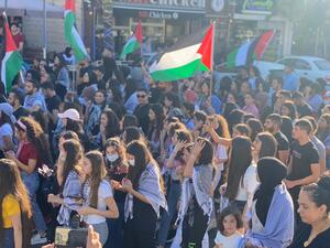 مظاهرات في سخنين