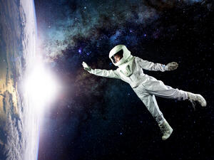 Astronaut in space