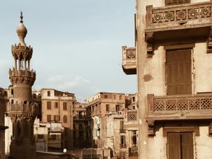 View of old houses in Cairo,Egypt.