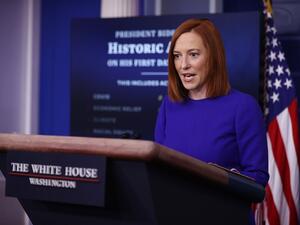 الناطقة باسم البيت الأبيض جين ساكي