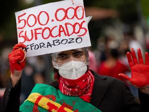 Brazil hits 500,000 COVID-19 deaths amid nationwide protests