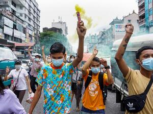 Myanmar's Junta slapped with fresh sanctions.