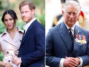 الامير هاري وميغان ماركل والامير تشارلز