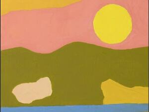 Otro gran cuadro de Etel Adnan
