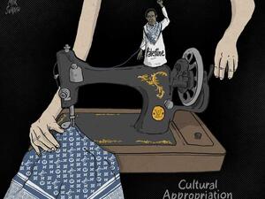 Both brands were accused of of cultural appropriation after changing the colors and holograms of the original Palestinian Kiffieh.