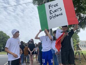 Students are demanding Asheboro City Schools give graduating senior Ever Lopez his diploma. 