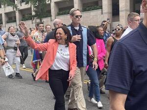  Kamala Harris makes a stop at the CapitalPrideDC  walk 