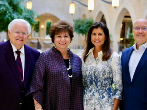 Nikki Haley and Pastor John Hagee