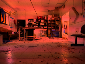 Al-Shifaa hospital in Afrin after the shelling