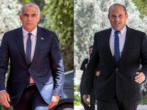 Yair Lapid (left),  Naftali Bennett 
