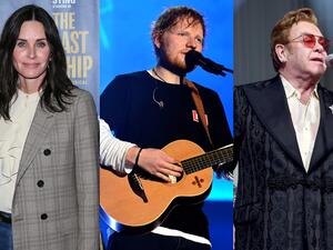 إيد شيران وإلتون جون وكورتني كوكس