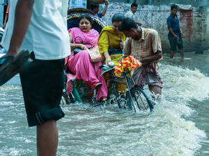 the heaviest rain from which flooded all the streets