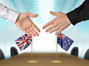 Australia is negotiating a free trade deal with UK due to be signed in November 