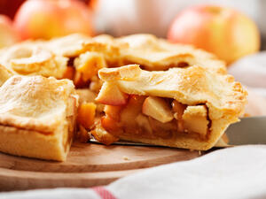 Homemade apple pie