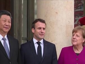 قادة فرنسا وألمانيا والصين يعقدون اجتماعا عبر الفيديو