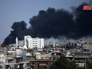 اتهمت ايران بالوقوف وراء تلك الحرائق لتعاقب التجار السوريين 