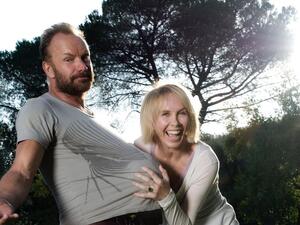 Sting and Trudie Styler