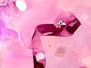 Meemol-Maraagi-a (2010, and revisions in 2014). Acrylics on paper by Ali Omar Ermes